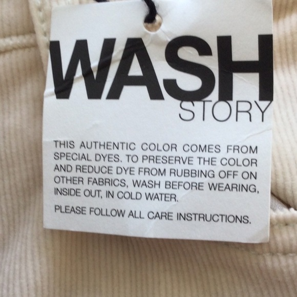 Gap Corduroy Jeans-size28 skinny color cream.         New #46 - Picture 7 of 7